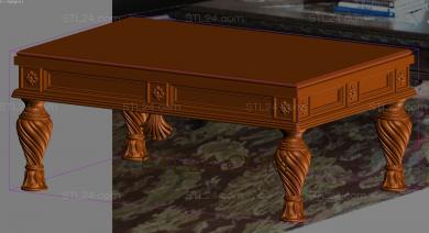 Set of furniture (KMB_0284) 3D models for cnc